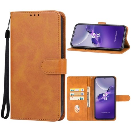 Чехол-книжка EsCase для Samsung Galaxy A24 4G - коричневый