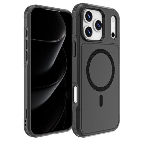 Противоударный чехол RedPepper Armor Magsafe PC Hybrid TPU для iPhone 17 Pro Max - черный