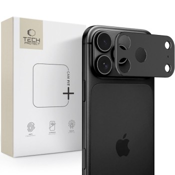 Захист камери Tech-Protect Camalloy Fit+ Camera Cover (без лінз) на iPhone 18 Pro Max — чорний
