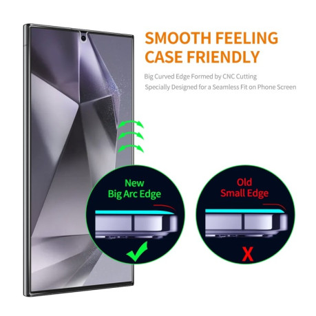 Защитное Стекло ENKAY Full Glue High Aluminum-silicon для Samsung Galaxy S25 Ultra 5G