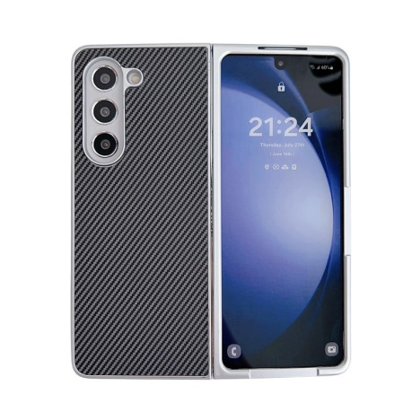 Чехол Kevlar Carbon Fiber Ultra-thin на Samsung Galaxy Fold 7 - черный