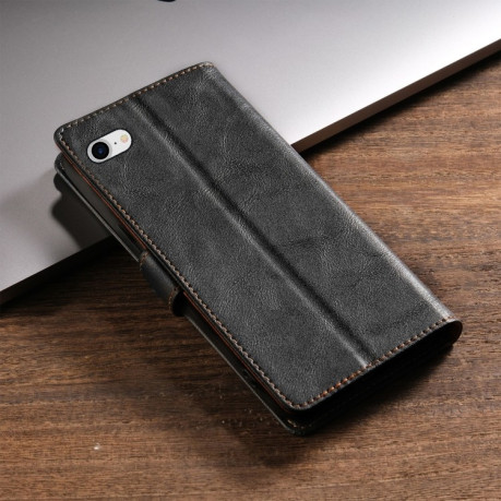Чехол-книжка NBEKUS CSJ-P1 Solid Color Leather на iPhone 16e - черный
