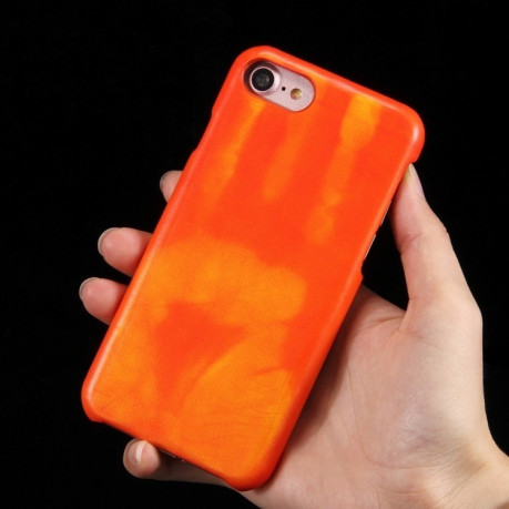 Термочохол на iPhone SE 3/2 2022/2020/8/7 Heat Sensitive Phone Case Silicone Protective Case Back Cover червоний