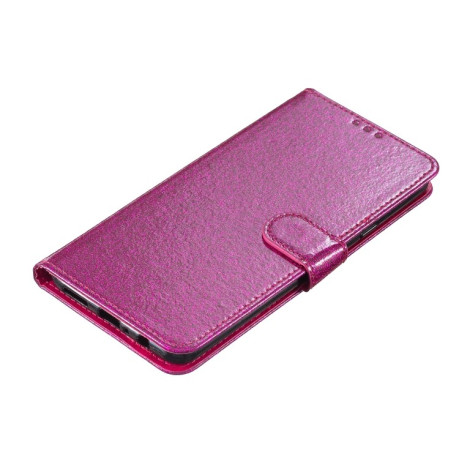 Чохол-книжка Glittery Powder Flip для Samsung Galaxy A55 - пурпурно-червоний