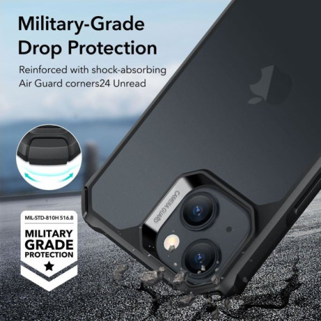 Противоударный чехол ESR Air Armor Series для iPhone 15  - Frosted Black