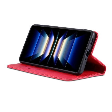 Чохол-книжка AZNS Magnetic Calf на Xiaomi Redmi Note 14 Pro 5G/Poco X7 - червоний