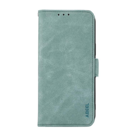 Чехол-книжка ABEEL Color Block Magnetic RFID Leather на Motorola Moto G15 4G / G05 - зеленый