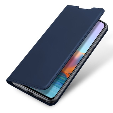 Чехол-книжка DUX DUCIS Skin Pro Series на Xiaomi Redmi Note 10 Pro - синий
