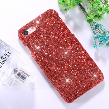 Ударозащитный чехол Glittery Powder на iPhone 6 Plus / 6s Plus - красный
