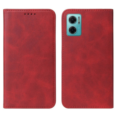 Чехол-книжка Magnetic Closure для Xiaomi Redmi Note 11E/Redme 10 5G - красный