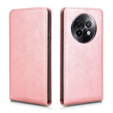 Чохол Magnetic Vertical Flip Leather для Realme 13+ 5G/13 Pro 5G/13 Pro+ - рожеве золото