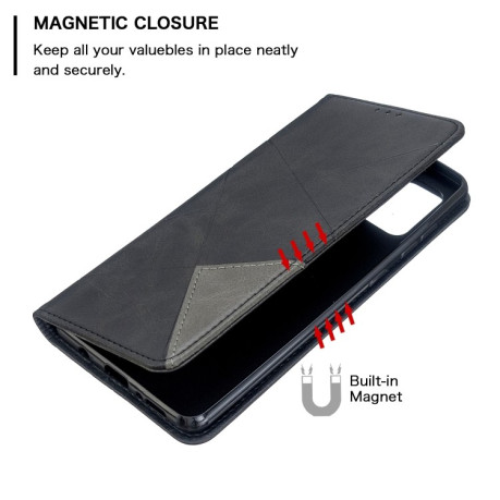 Чехол-книжка Rhombus Texture на Samsung Galaxy A71 / А715 - черный
