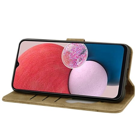 Чохол-книжка Cartoon Sakura Cat для Samsung Galaxy A16 5G - коричневий