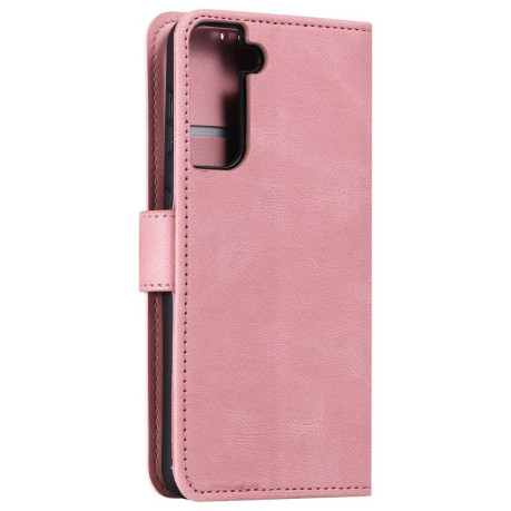 Чехол-книжка Retro Stitching Calf Texture для Samsung Galaxy S21 FE - розовый