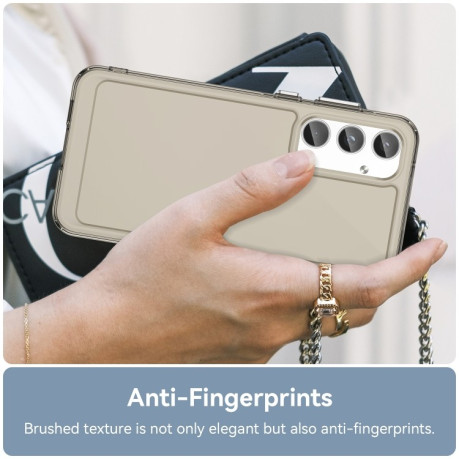 Противоударный чехол Candy Series для Samsung Galaxy A55 5G - прозрачно-серый