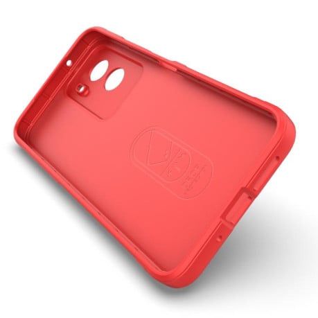 Силиконовый чехол Magic Flannel на Xiaomi Poco M7 4G 169mm - черный