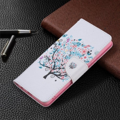 Чехол-книжка Colored Drawing Series на Samsung Galaxy A32 4G-Little Tree