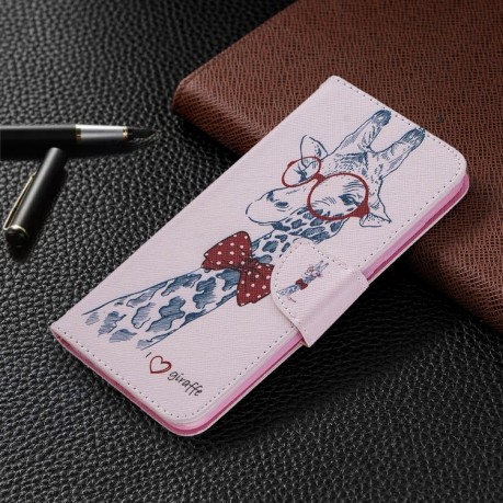 Чехол-книжка Colored Drawing Series на Xiaomi Redmi 10X / Note 9 - Deer