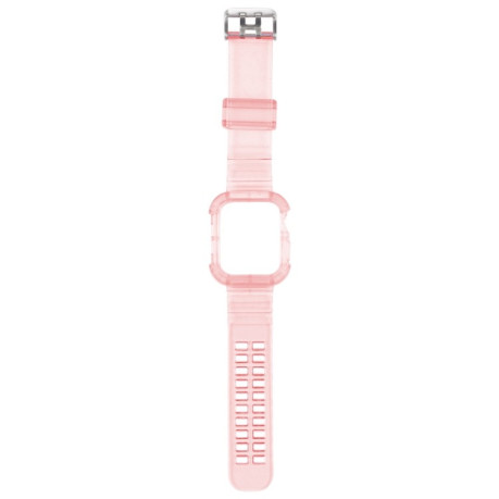 Спортивний ремінець Transparent для Apple Watch Series 8/7 41mm / 40mm / 38mm - рожевий