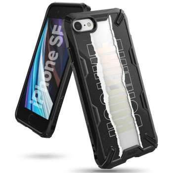 Оригинальный чехол Ringke Fusion X Design durable на iPhone SE 3/2 2022/2020 /8/7 black (XDAP0014)