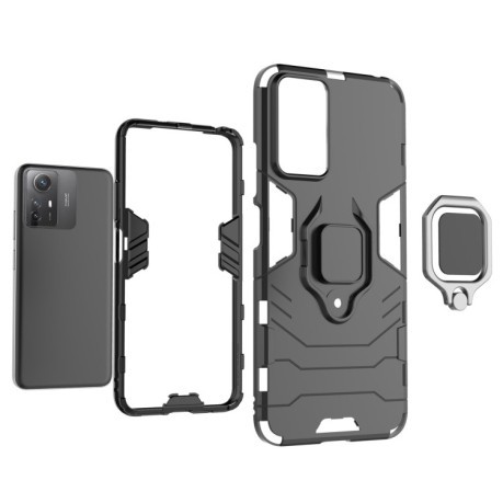 Протиударний чохол Magnetic Ring Holder на Xiaomi Redmi Note 12S 4G - червоний