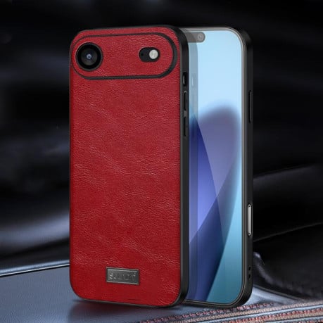 Чехол SULADA гибрид Handmade на iPhone Air - красный