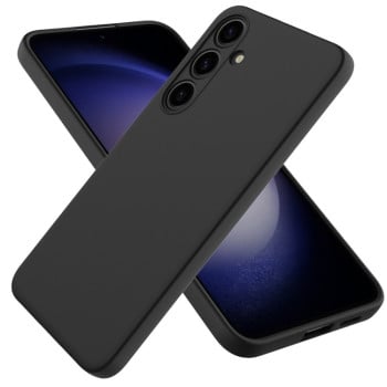 Силіконовий чохол Solid Color Liquid Silicone на Samsung Galaxy S24 5G - чорний