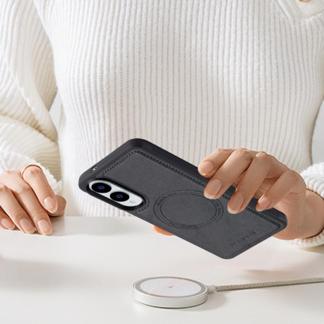 Чохол LC.IMEEKE Magsafe для Samsung Galaxy S25 Edge 5G - чорний