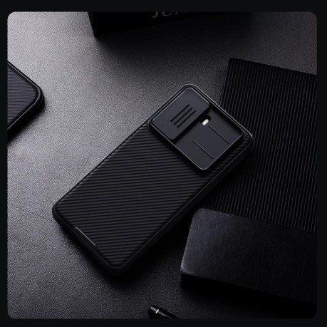 Ударозащитный чехол NILLKIN CamShield Pro на Xiaomi Poco X7 Pro - черный
