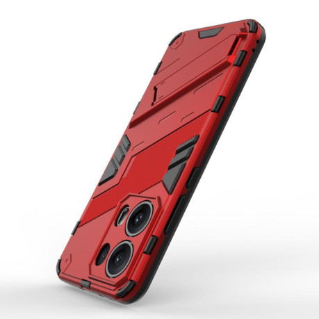 Противоударный чехол Punk Armor для OPPO Reno13 Pro 5G Global - красный