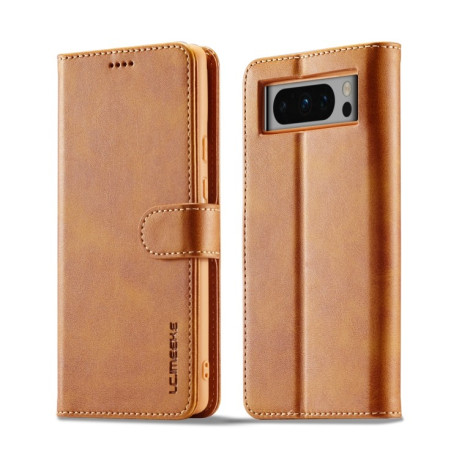 Чехол книжка LC IMEEKE Calf Texture на Google Pixel 8 Pro - желтый
