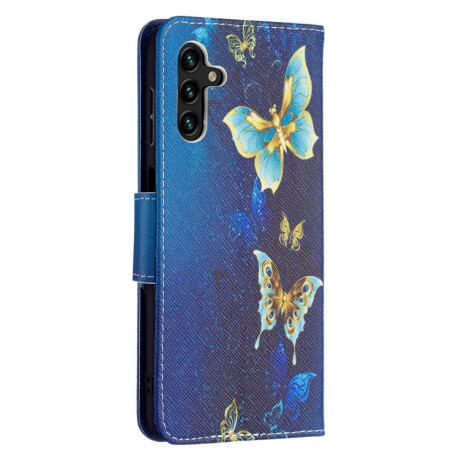Чехол-книжка Colored Drawing Series на Samsung Galaxy A04s/A13 5G - Gold Butterfly
