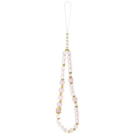 Оригінальний чохол Guess IML Flowers Pearl Strap з MagSafe на iPhone 17 Pro - Pink