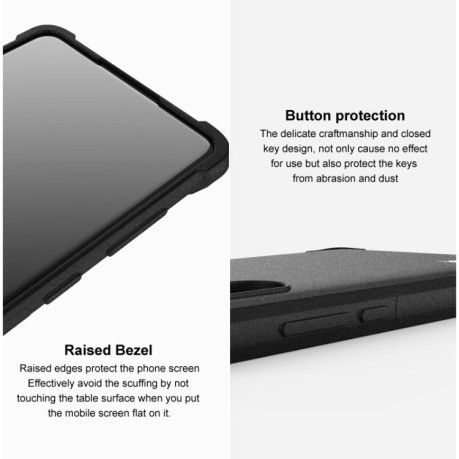 Противоударный чехол IMAK All-inclusive Airbag на OnePlus 10T 5G / Ace Pro 5G - серый