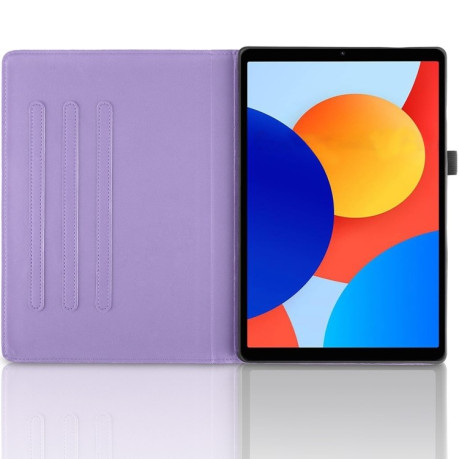 Чохол-книжка Tree Life Embossed Rotation Leather для Xiaomi Redmi Pad SE 8.7 4G - фіолетовий