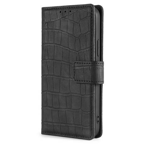 Чохол-книжка Skin Feel Crocodile Texture для Infinix Hot 50i 4G - чорний