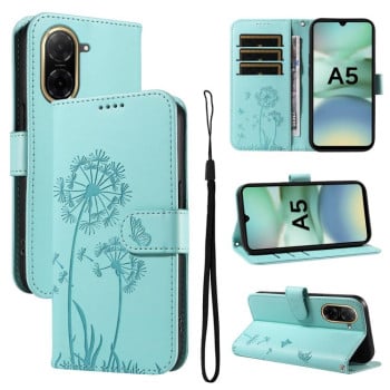 Чехол-книжка Dandelion Embossed Pattern Flip Leather для Redmi A5 4G 173.3mm Global - зеленый
