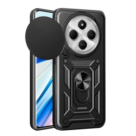 Чохол протиударний Camera Sliding для Xiaomi Redmi 14C 4G/Poco C75/Redmi A4 5G - чорний