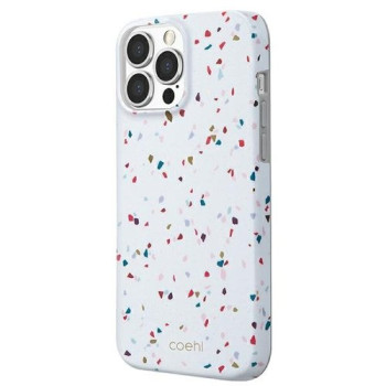 Оригинальный чехол UNIQ etui Coehl Terrazzo для iPhone 13 Pro Max - white / natural white