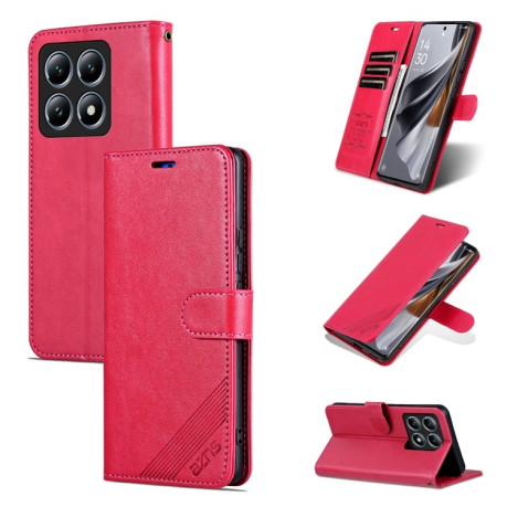 Чохол-книжка AZNS Magnetic Calf на Xiaomi 14T Pro - червоний