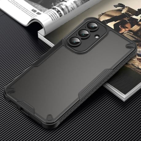 Протиударний чохол Armor Glaze гібрид на Samsung Galaxy S25 FE 5G - чорний