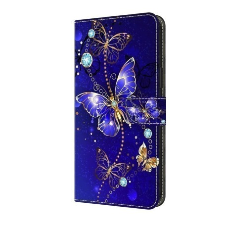 Чехол-книжка Crystal 3D Shockproof Protective Leather для Samsung Galaxy A35 5G - Butterfly