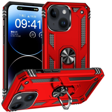 Противоударный чохол HMC 360 Degree Rotating Holder на iPhone 15 Plus - красный