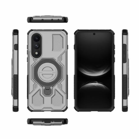 Противоударный чехол J-20 Solid Color MagSafe Magnetic на OnePlus Ace 5 Ultra 5G / Nord 5 - серый