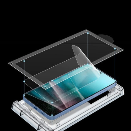 Оригинальна захисна плівка Spigen ELITE SHIELD EZ FIT Hybrid Glass для Samsung Galaxy S25+ - Transparent