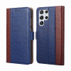 Чохол-книжка Ostrich Texture для Samsung Galaxy S22 Ultra 5G - синій