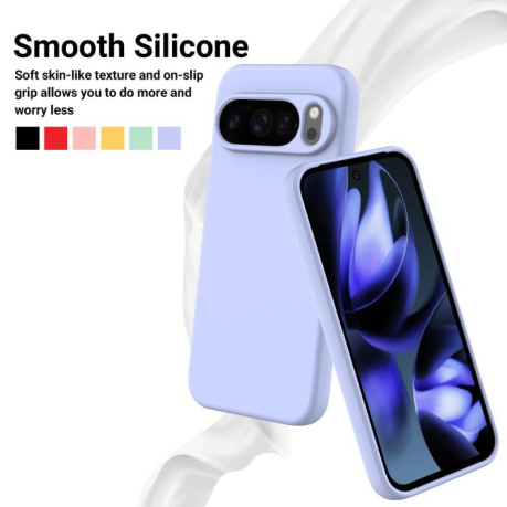 Силіконовий чохол Solid Color Liquid Silicone на Google Pixel 10 Pro XL - фіолетовий