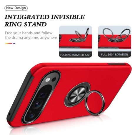 Противоударный чехол HMC 360 Degree Rotating Holder для Google Pixel 9 Pro - красный