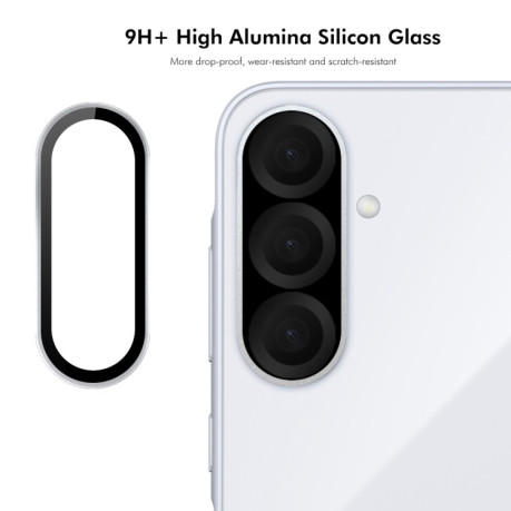 Захисне скло на камеру ENKAY 9H Aluminium  для Samsung Galaxy A36/A56 - фіолетове