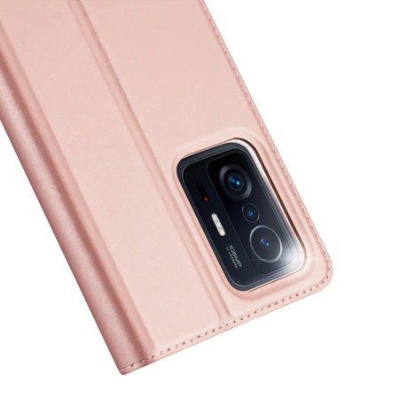 Чехол-книжка DUX DUCIS Skin Pro Series на Xiaomi Mi 11T / 11T Pro - розовое золото